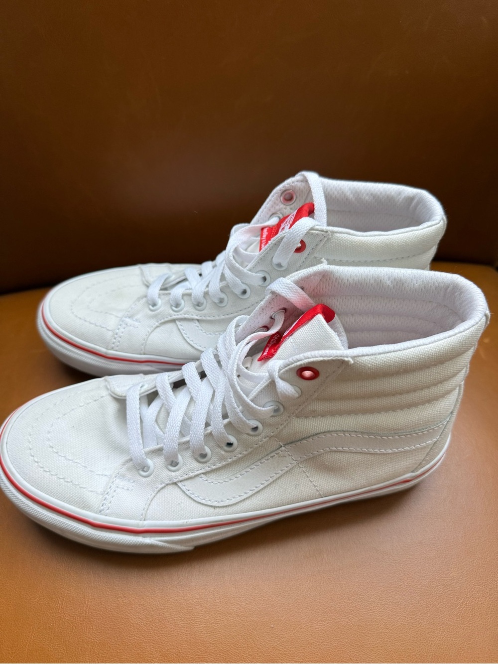 Vans x H&B Sk8-Hi Tops Special Edition White Sz 8